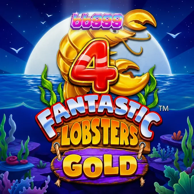 Interface vibrante e subaquática do slot 4 Fantastic Lobsters Gold